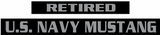U.S. NAVY MUSTANG LICENSE PLATE FRAMES