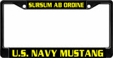 U.S. NAVY MUSTANG LICENSE PLATE FRAMES