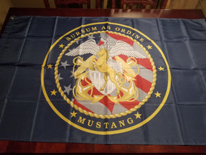 Custom 3x5ft Mustang Flag
