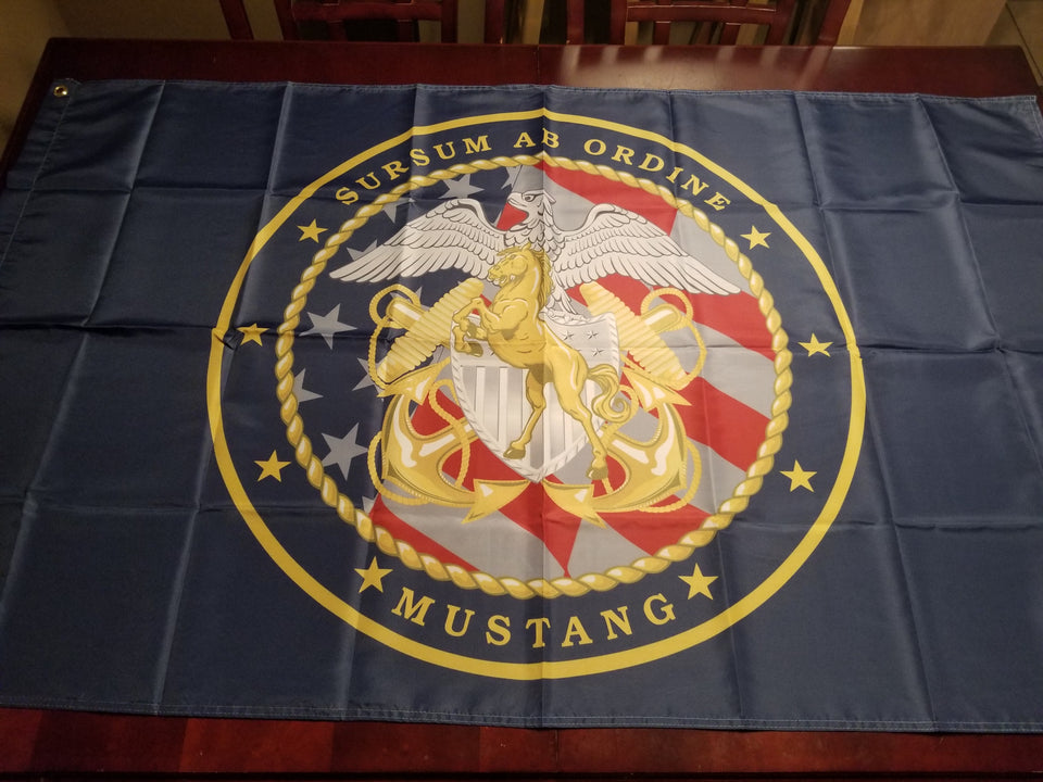 Custom 3x5ft Mustang Flag