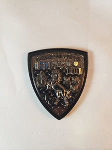 Navy Mustang Shield Coin