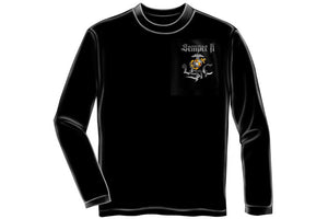 Chrome dog Sempri fi Long Sleeve T-Shirt