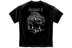 Chrome dog Sempri fi Short Sleeve T Shirt