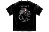 Chrome dog Sempri fi Short Sleeve T Shirt
