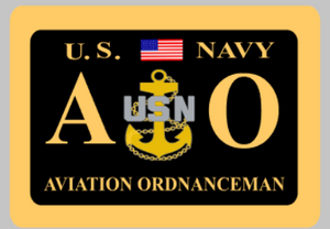 Custom Aviation Ordnanceman Snap Back Hat in Black