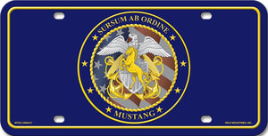 Custom LDO/CWO Mustang License Plate