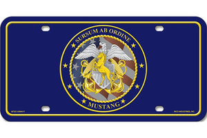 Custom LDO/CWO Mustang License Plate