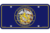 Custom LDO/CWO Mustang License Plate