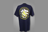 Navy Blue Short Sleeve Mustang T-shirt