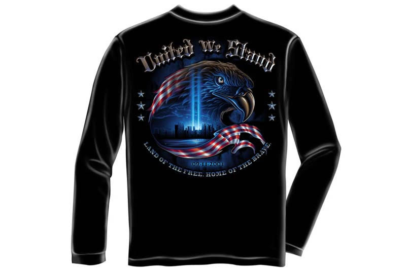 United We Stand, The Home Of The Free 9/11 Long Sleeve T-Shirt