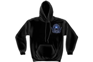 Firefighter You Will Never Be Forgotten 343 Hooded Sweatshirt