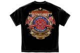 Firefighter Badge Of Honor Short Sleeve T Shirt