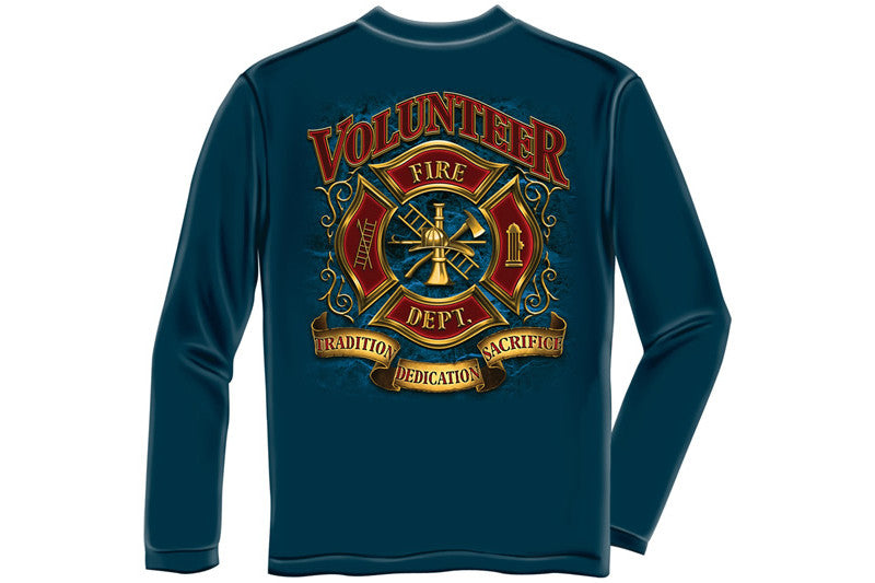 Volunteer Firefighter Long Sleeve T-Shirt