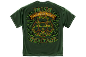 Irish Firefighter Heritage Short Sleeve T Shirt