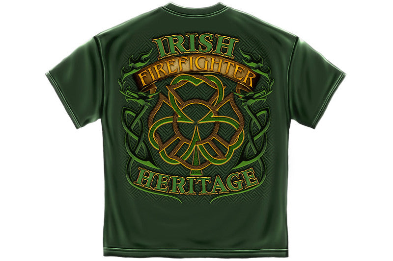 Irish Firefighter Heritage Short Sleeve T Shirt