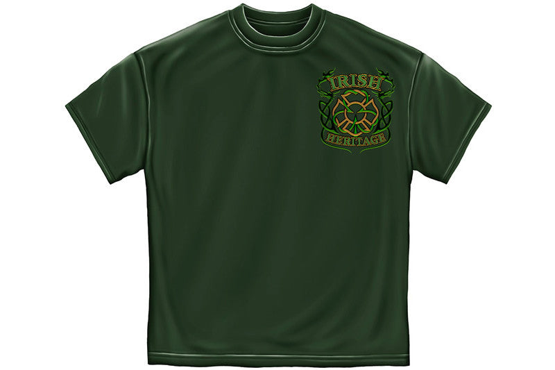 Irish Firefighter Heritage Short Sleeve T Shirt