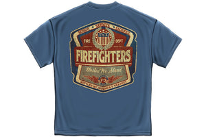 Firefighter Denim Fade Short Sleeve T Shirt