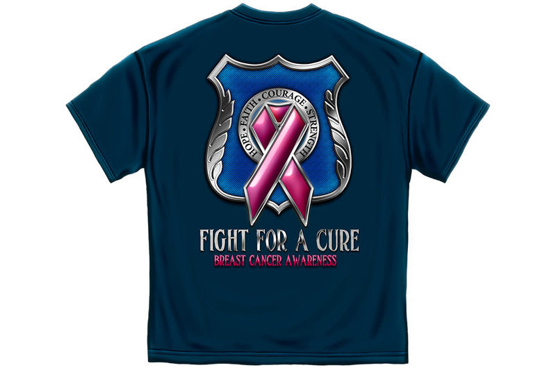 POLICE Race For a Cure Short Sleeve T Shirt