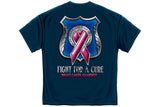 POLICE Race For a Cure Short Sleeve T Shirt