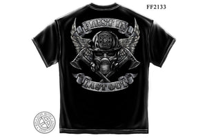 Steel Fire wings With Foil Stamp Short Sleeve T Shirt