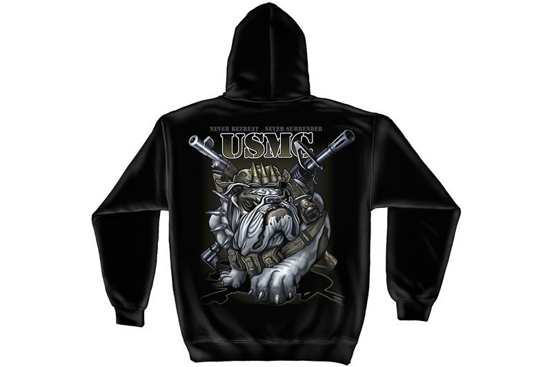 NEVER RETREAT NEVER SURRENDER Hooded Sweatshirt