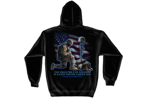 Soldiers Cross Hooded Sweatshirt