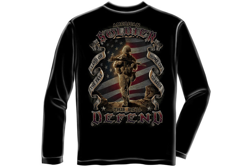 American Soldier Long Sleeve T-Shirt