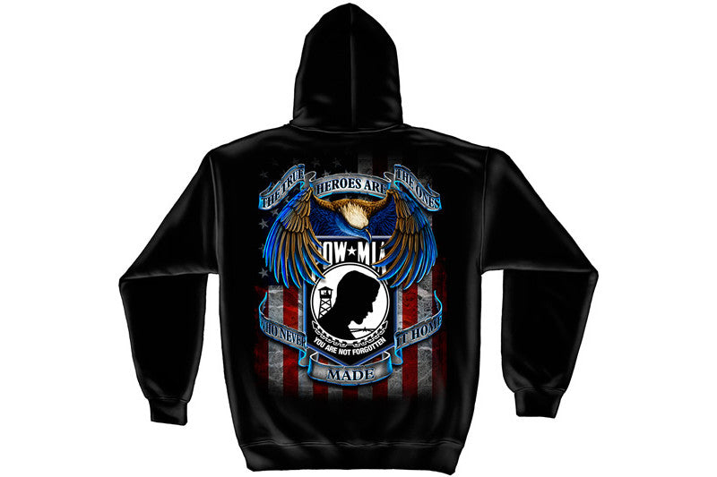 TRUE HEROS POW MIA Hooded Sweatshirt