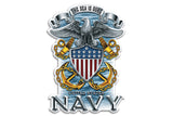 U.S. Navy The Sea Is Ours Full Print Eagle Reflective Decal
