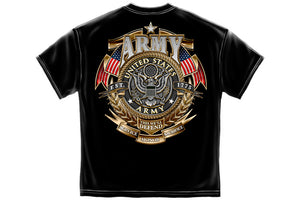 ARMY GOLD SHIELD Badge of honor Short Sleeve T Shirt
