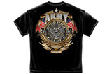 ARMY GOLD SHIELD Badge of honor Short Sleeve T Shirt