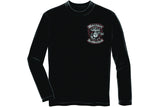 MARINE BIKER WITH ROCKERS FOIL STAMP Long Sleeve T-Shirt