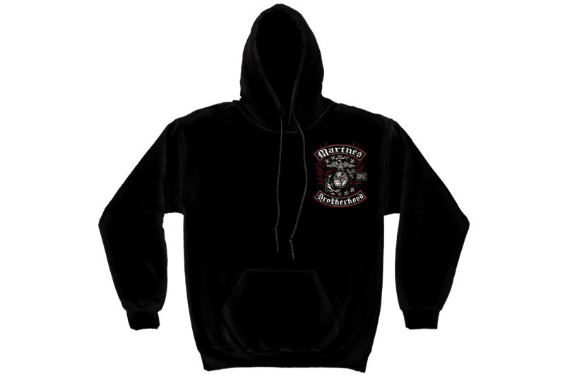 MARINE BIKER WITH ROCKERS FOIL STAMP Hooded Sweatshirt