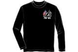 Double Flag eagle POW Long Sleeve T-Shirt