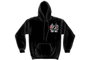 Double Flag eagle POW Hooded Sweatshirt