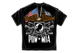 Double Flag eagle POW Short Sleeve T Shirt