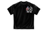 Double Flag eagle POW Short Sleeve T Shirt