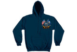 DOUBLE FLAG EAGLE NAVY SHIELD Hooded Sweatshirt
