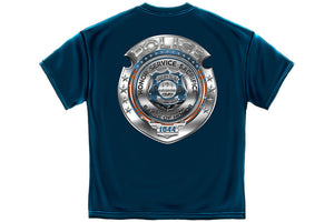 Police Honor Courage sacrifice badge Short Sleeve T Shirt
