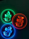 U.S. Navy Chief LED Cup Holder Coaster Lights