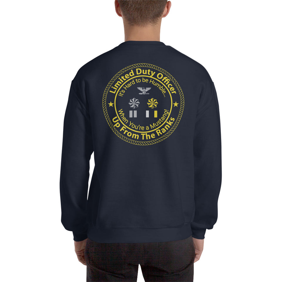 U.S. Navy Mustang Limited Duty Officer (LDO) Unisex Sweatshirt