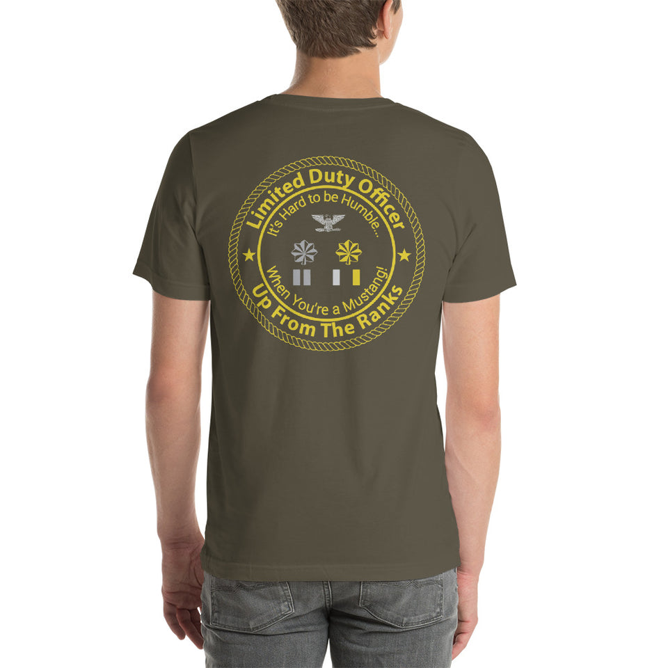 U.S. Navy Mustang Limited Duty Officer (LDO) Short-Sleeve Unisex T-Shirt