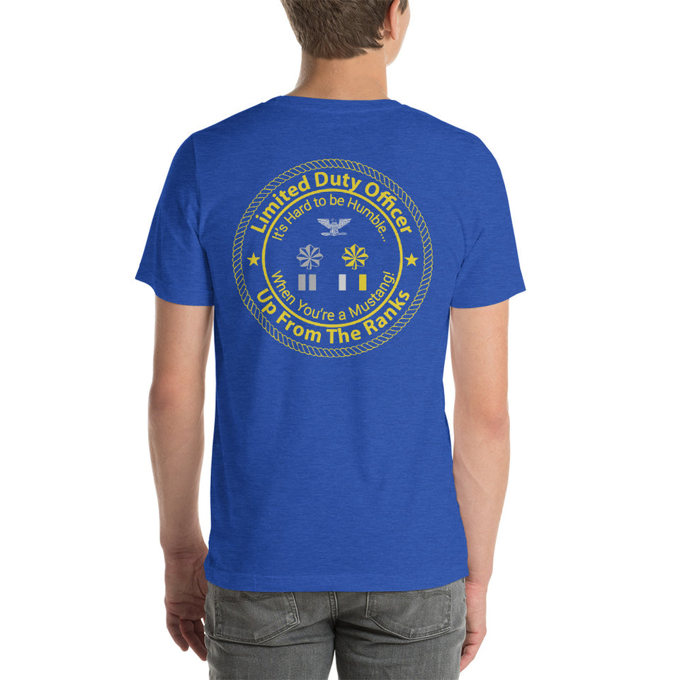 U.S. Navy Mustang Limited Duty Officer (LDO) Short-Sleeve Unisex T-Shirt