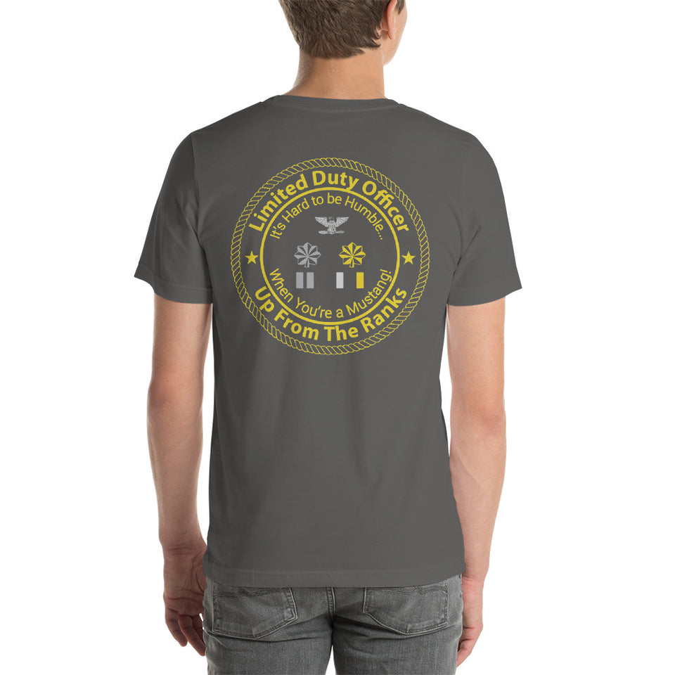 U.S. Navy Mustang Limited Duty Officer (LDO) Short-Sleeve Unisex T-Shirt