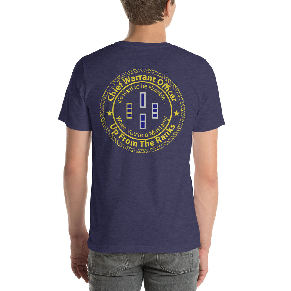 U.S. Navy Mustang CWO Chief Warrant Officer Short-Sleeve Unisex T-Shirt