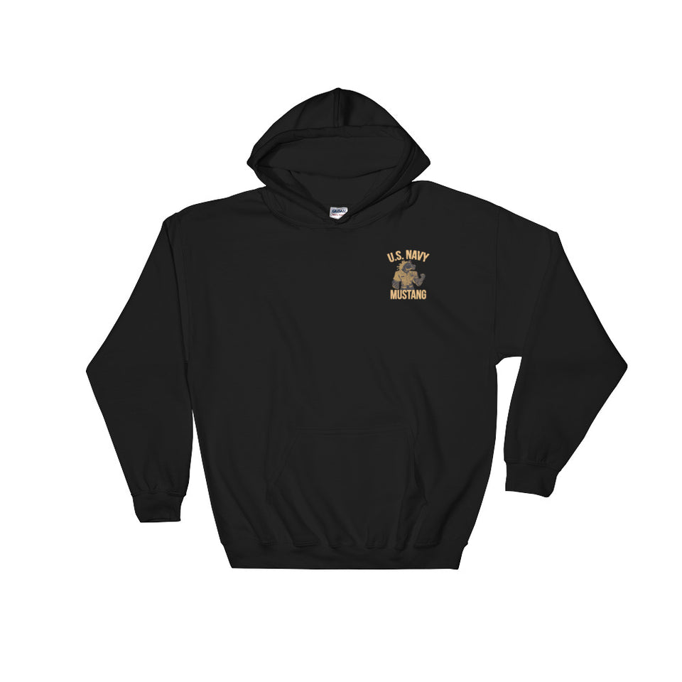 US Navy Mustang Hooded Sweatshirt