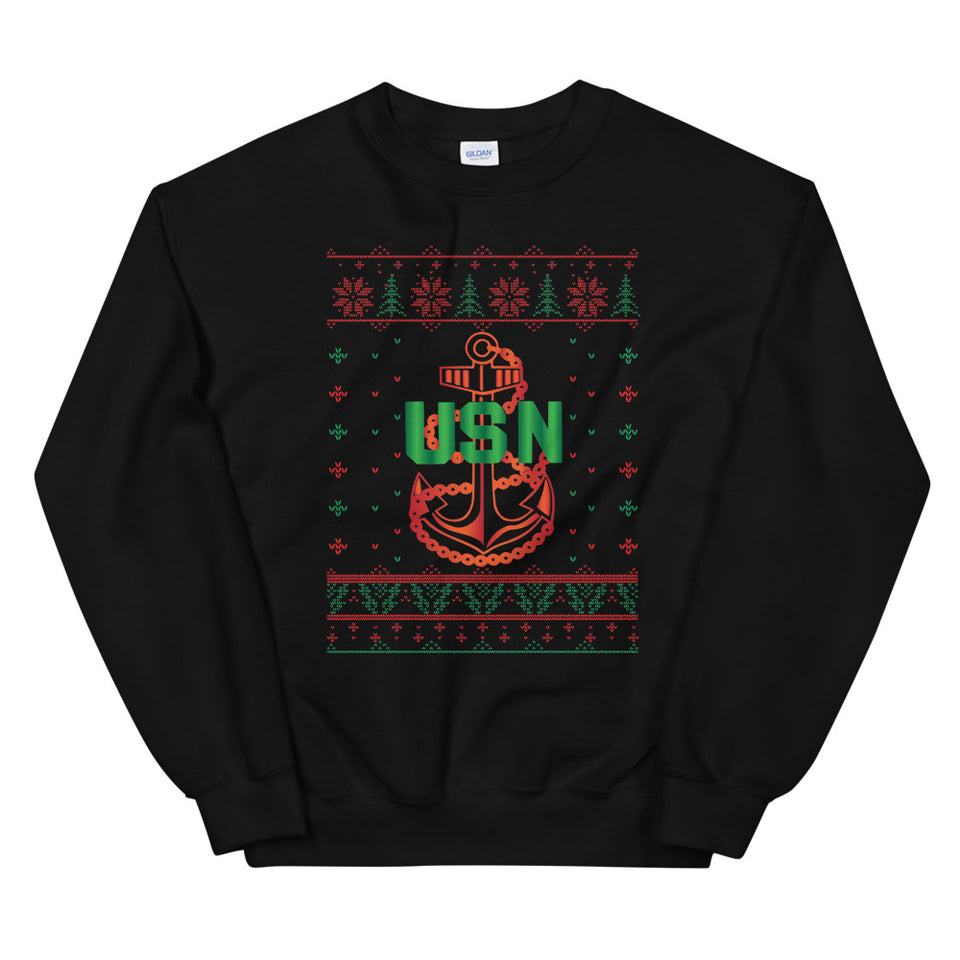 U.S. Navy Chief Christmas Sweatshirt