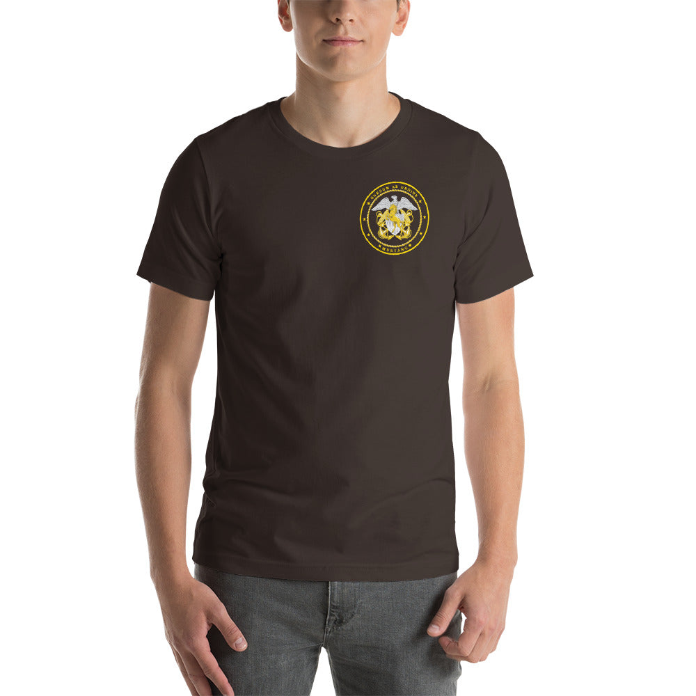U.S. Navy Mustang Limited Duty Officer (LDO) Short-Sleeve Unisex T-Shirt