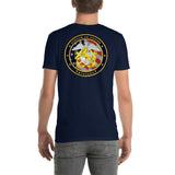 Navy Mustang Tee Short-Sleeve Unisex T-Shirt