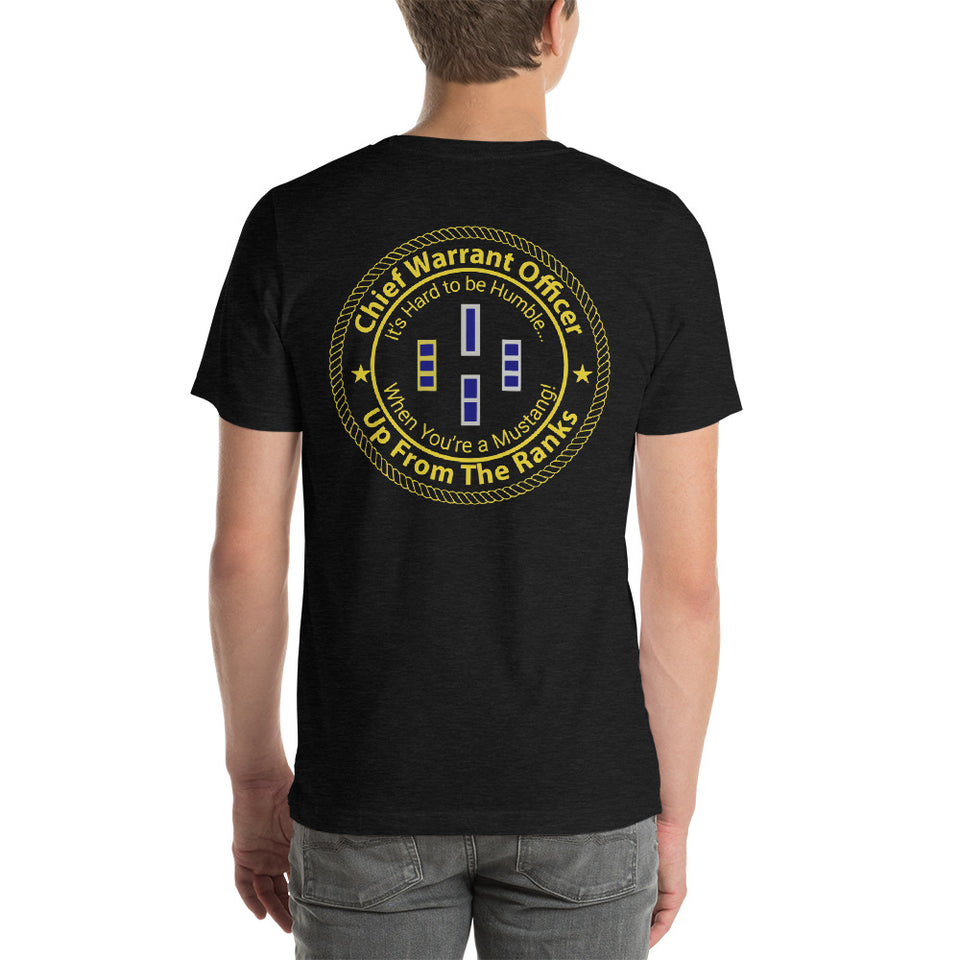 U.S. Navy Mustang CWO Chief Warrant Officer Short-Sleeve Unisex T-Shirt